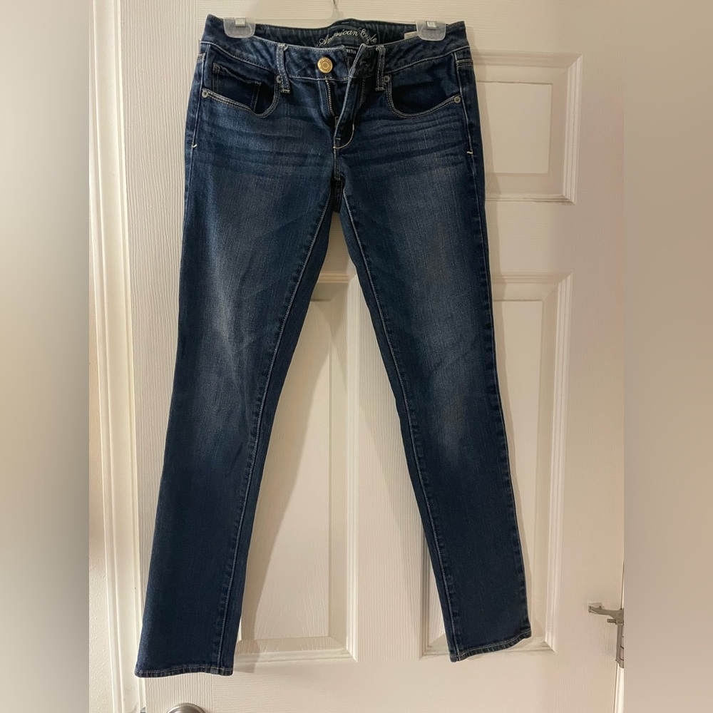 American Eagle Outfitters Dark Indigo Skinny Jeans